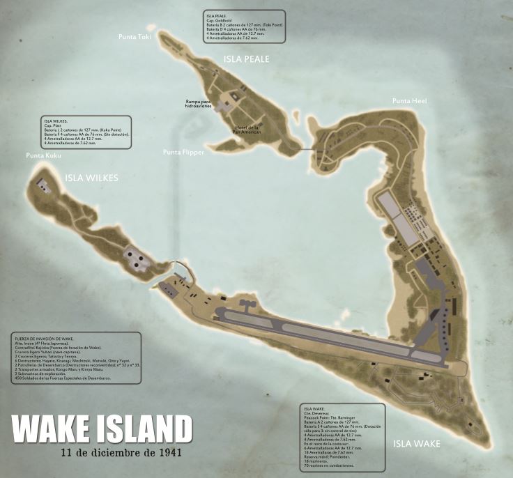 mapa wake